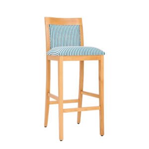 Banqueta Cuneo con Respaldo Tapizado