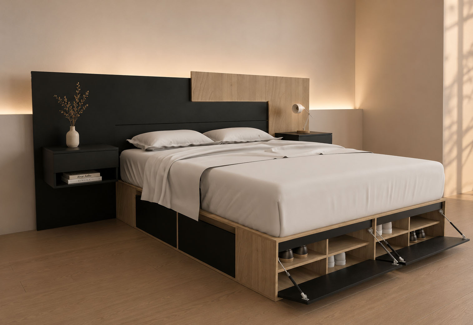 Box de cama con almacenamiento - Image 2