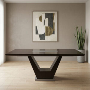 Mesa de comedor de diseño moderno y elegante