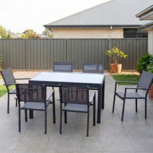 Set Mykonos aluminio