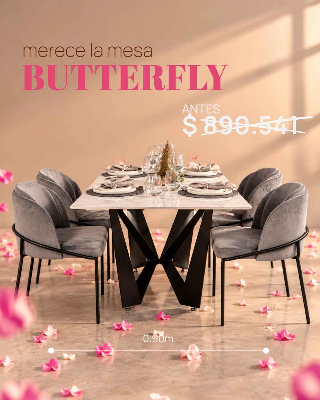 Mesa Butterfly - Imagen 2